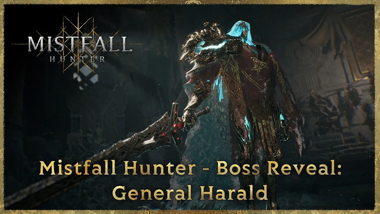 General Harald, the Fallen General, in the official Boss Reveal key art