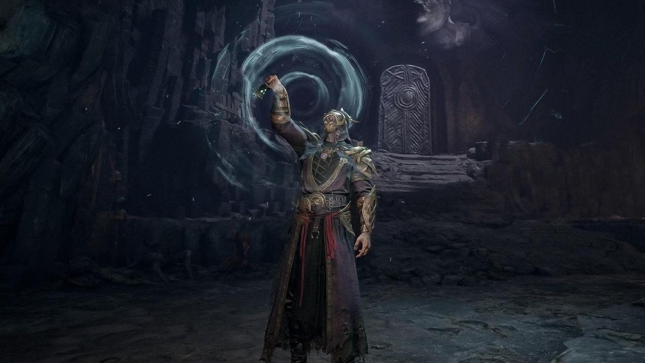 An official Mistfall Hunter extraction scene