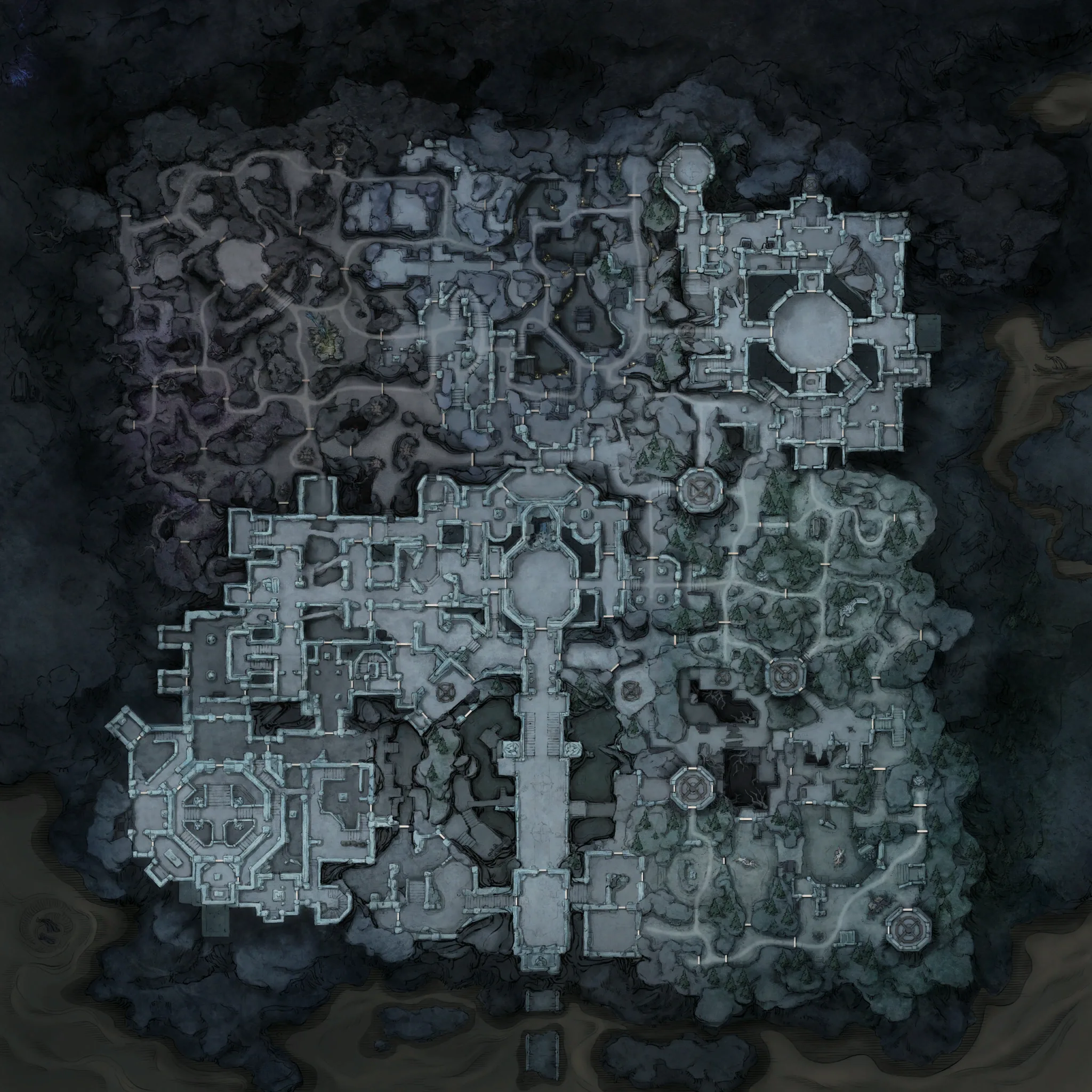 Brandrgarde in-game map